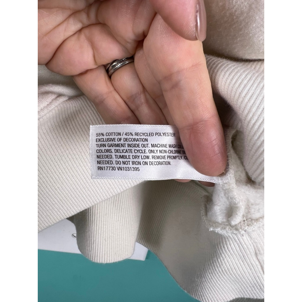 Women's Wild Fable Beige Montauk Sailing Club Sweatshirt M - Picture 4 of 5